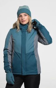 Dark Teal Ski jacket (FINAL PRICE DROP)