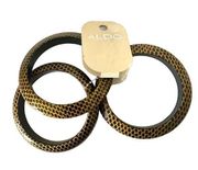 Aldo leopard bangle bracelets set of 3