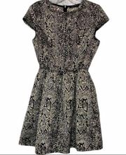 The Vintage Shop Gold & Black snake print dress