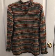 Liz Claiborne Pastel Rainbow Pullover Sweater