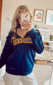 Milwaukee Brewers Zip Up Hoodie NWOT