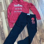 Hollister sweatshirt and pants