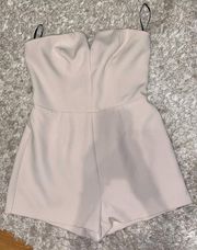 Strapless Romper