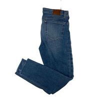 Lucky Brand Ava Crop Mid Rise Medium Wash Denim Jeans Size 4 27 Distressed