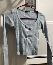 Brandy Melville blue top