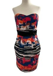 XOXO Women Junior Size 1/2 Tube Party Dress w/ Pockets Multicolor #14-97