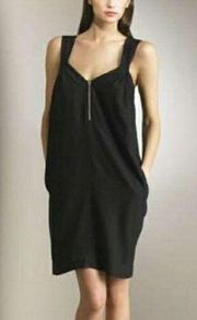 See By Chloe Sleeveless Zip Front Mini Black Dress Dress Womens Size US 6