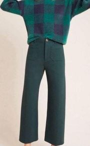 Holly Green Courtney Wide Leg Trouser Pants size 2