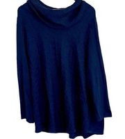 Lee cowl neck navy sweater women’s 3X