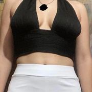 Marilyn Monroe Black Halter Top