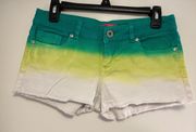 Green Ombré Jean Shorts - Size 5