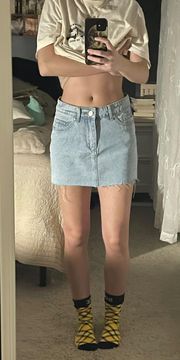 Jean Mini Skirt