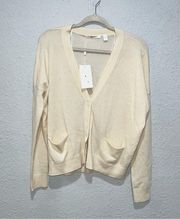 Hugo Boss V-Neck Wool Cashmere Blend Cardigan