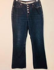 Vintage 90's Y2K button fly,red stitching,flare Jeans 9