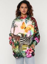 Desigual Tropical Sweatshirt oversized hoodie S