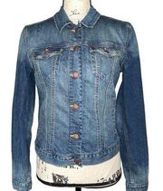 fitted blue Jean jacket NWT PP