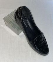 Donald Pliner Casual Flats Women's Size 9.5 M Black Patent Leather Comfort