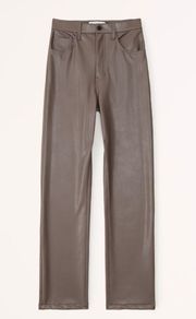 Abercrombie Vegan Leather Pants 