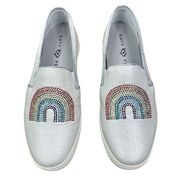 Katy Perry The Kerry Canvas Rainbow Slip-On Sneakers