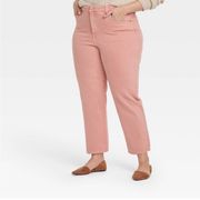 Ava & Viv Coral Slim Straight Denim NWT