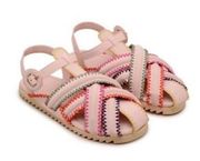 FARM Rio Zigzag Stitch size 10 (EU 42) Fisherman Strappy Sandals In Nude