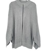 Lululemon  Womens Softer Still Wrap Sweater Cardigan Size M/L Heathered Gray