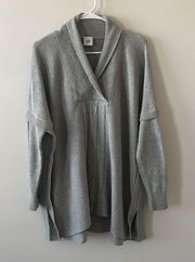 Gray Charlotte Poncho Sweater S