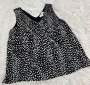 Thml white and black blouse L