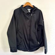 Avalanche Weather Shield Black Jacket Asymmetrical Zip XL