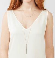 Stella and Dot Kari Layered Necklace - Silver