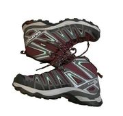 Salomon Women's  Wine Purple X-Ultra Pioneer Mid Goretex Hiking Shoes