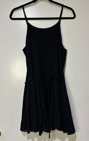 Newbury Kustom Alaina Ruffled Bottom Waist Tie Dress Size Large New w/ Tags