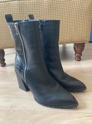 Black Heeled Boots