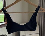 NWOT  Black Bikini Top