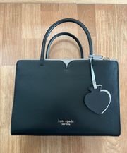 spencer medium satchel black
