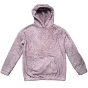 AEROPOSTALE Mauve Faux Fur Hoodie Pullover Jacket , XS