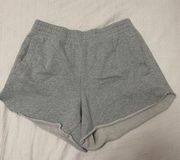 Aerie Grey high waisted long shorts woman’s size medium w. Pockets