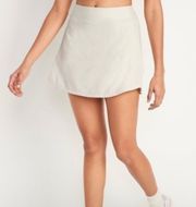 Cream Skort