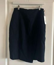 - Nwt Bailey 44 Lavinia Skirt Asymmetrical Hem Wrap Front Twilight Size 4