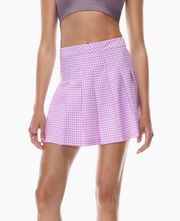 Aritzia Sunday Best Mini Skirt Women Size 4 High Waist Plaid
Pleated Pink White