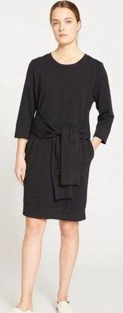 NEW Universal Standard Misa Sweatshirt Dress Black Size MEDIUM 6/8