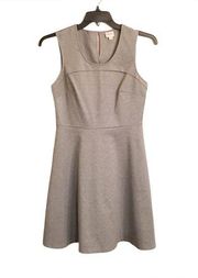 Merona Heathered Gray A-Line Dress Size Small