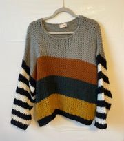 Multicolored Knit Sweater