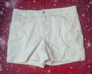 Artisan NY pink white plaid shorts size 16