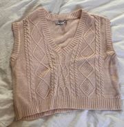 Cropped Sweater Vest