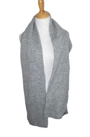 Victoria's Secret Pink Gray Scarf One Size Womens 66 in x 8 in