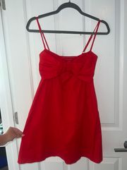 Red Bow Dress