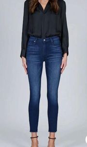 EUC BLACK ORCHID carmen high rise ankle fray jeans in low down