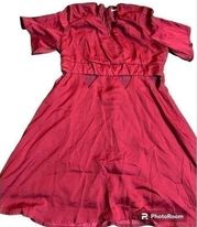 Honey Belle Red Dress Size Large