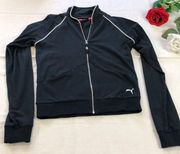 Puma  Navy Blue Athletic Zip Up XS